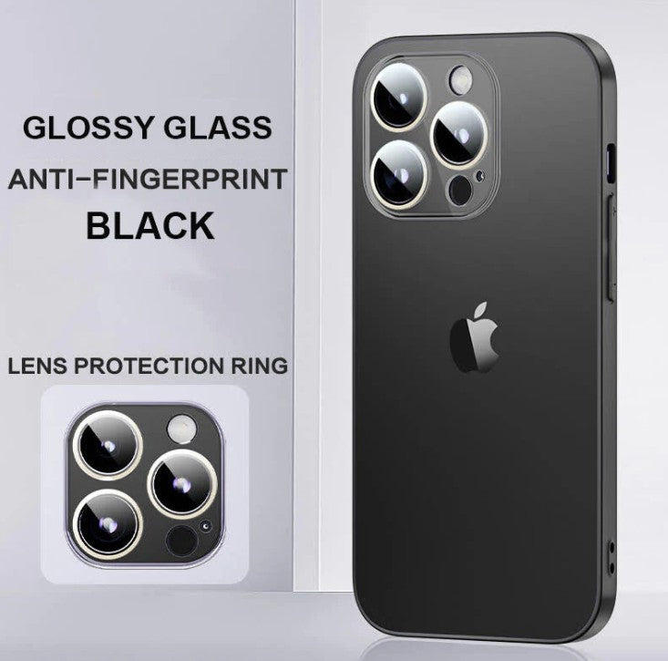 Premium Chromatic Lens Protected Glass Case For iPhone 17 / 16 /15 Series