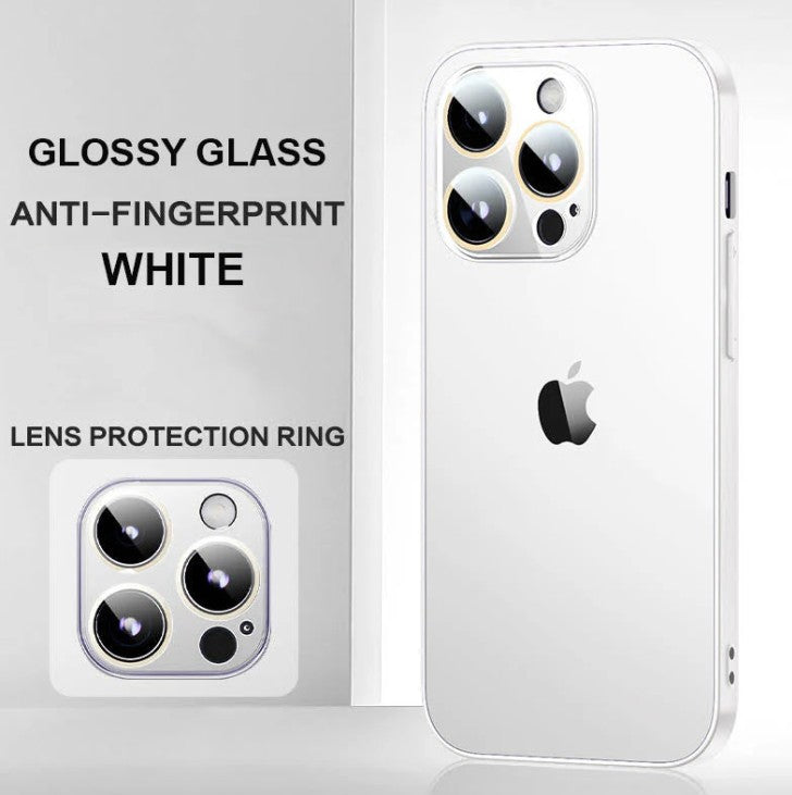 Premium Chromatic Lens Protected Glass Case For iPhone 17 / 16 /15 Series