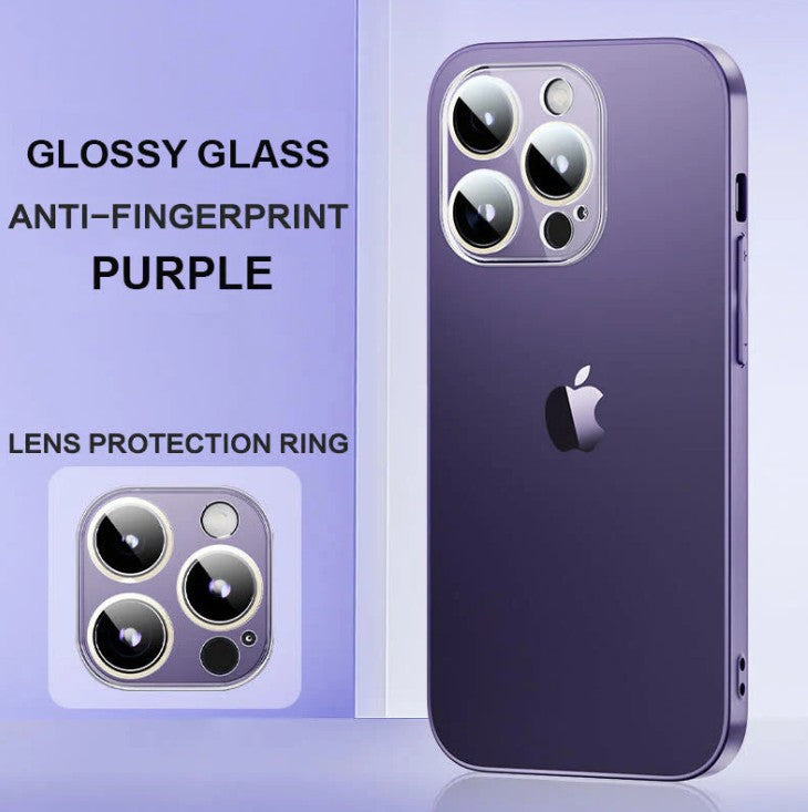 Premium Chromatic Lens Protected Glass Case For iPhone 17 / 16 /15 Series