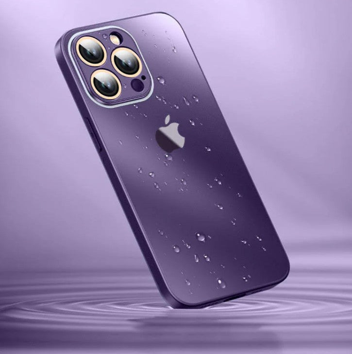 Premium Chromatic Lens Protected Glass Case For iPhone 17 / 16 /15 Series