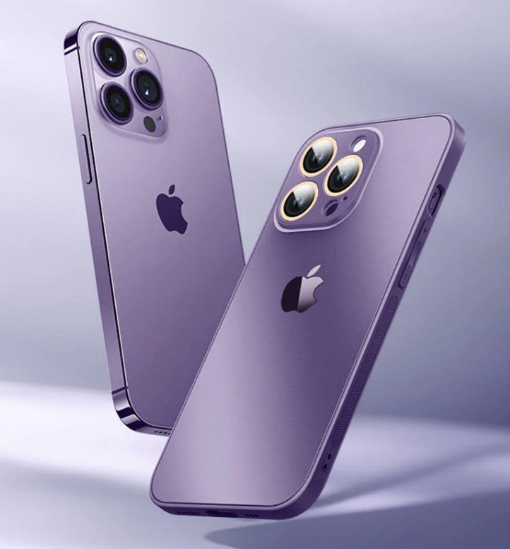 Premium Chromatic Lens Protected Glass Case For iPhone 17 / 16 /15 Series