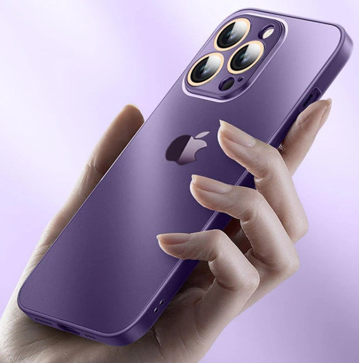 Premium Chromatic Lens Protected Glass Case For iPhone 17 / 16 /15 Series